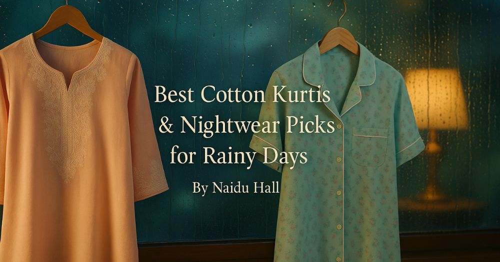 Best Cotton Kurtis & Nightwear Picks for Rainy Days – By Naidu Hall