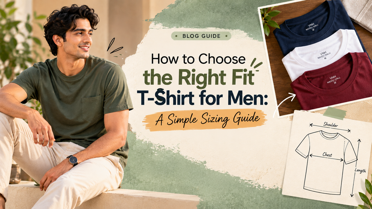 How to Choose the Right Fit T-Shirt for Men: A Simple Sizing Guide