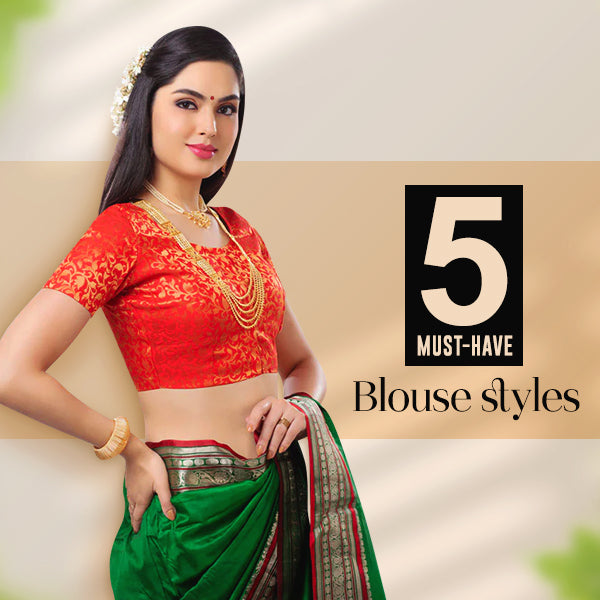 5 Blouse Designs for Women with Broad Shoulders!  Blouse neck patterns, Blouse  designs, Front blouse designs