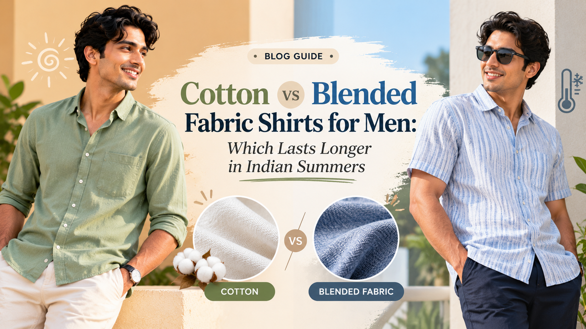 Cotton vs Blended Fabric Shirts for Men: Which Lasts Longer in Indian Summers
