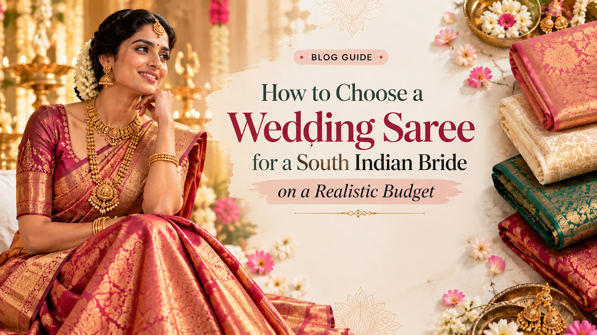 How to Choose a Wedding Saree for a South Indian Bride on a Realistic Budget