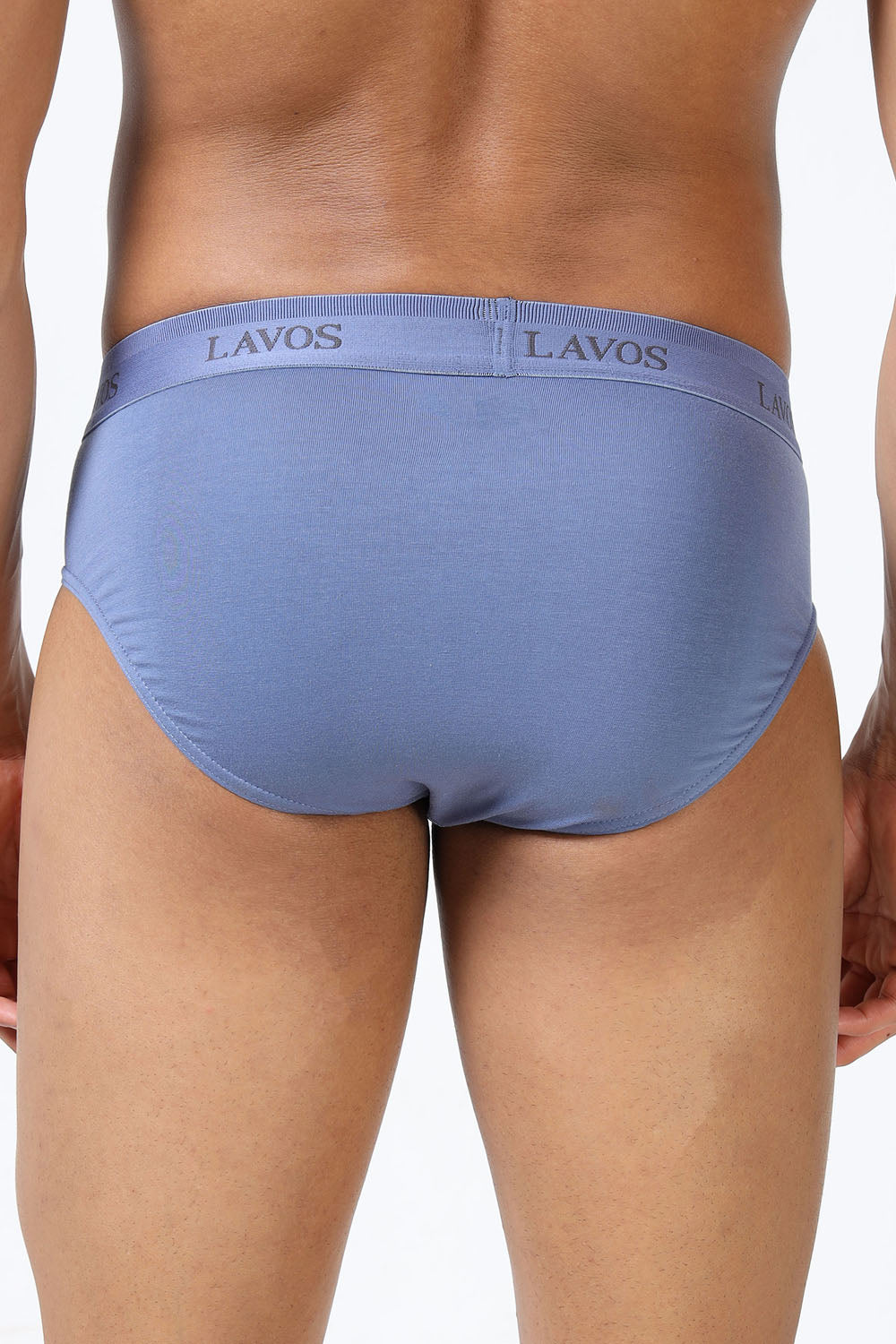 Lavos Men's Bamboo Cotton Airflow Brief | Mid Rise 4-Way Stretch Underwear | Ultra-Soft Antibacterial Organic Cotton Innerwear - LM2009