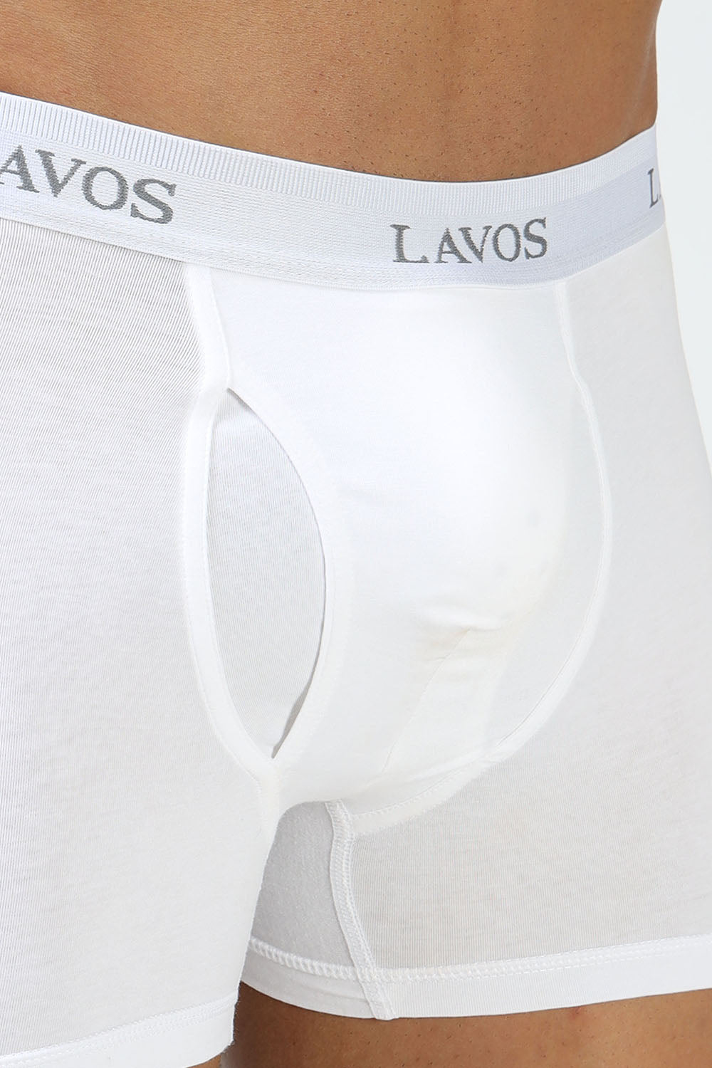 Lavos Men's Bamboo Cotton Trunks Briefs | Mid Rise 4-Way Stretch Underwear | Ultra-Soft Organic Cotton Boxer Briefs with Antibacterial Comfort - LM2006