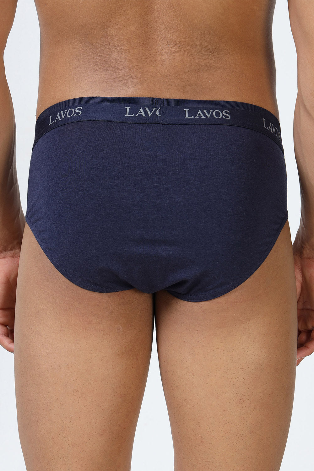 Lavos Men's Bamboo Cotton Airflow Brief | Mid Rise 4-Way Stretch Underwear | Ultra-Soft Antibacterial Organic Cotton Innerwear - LM2009