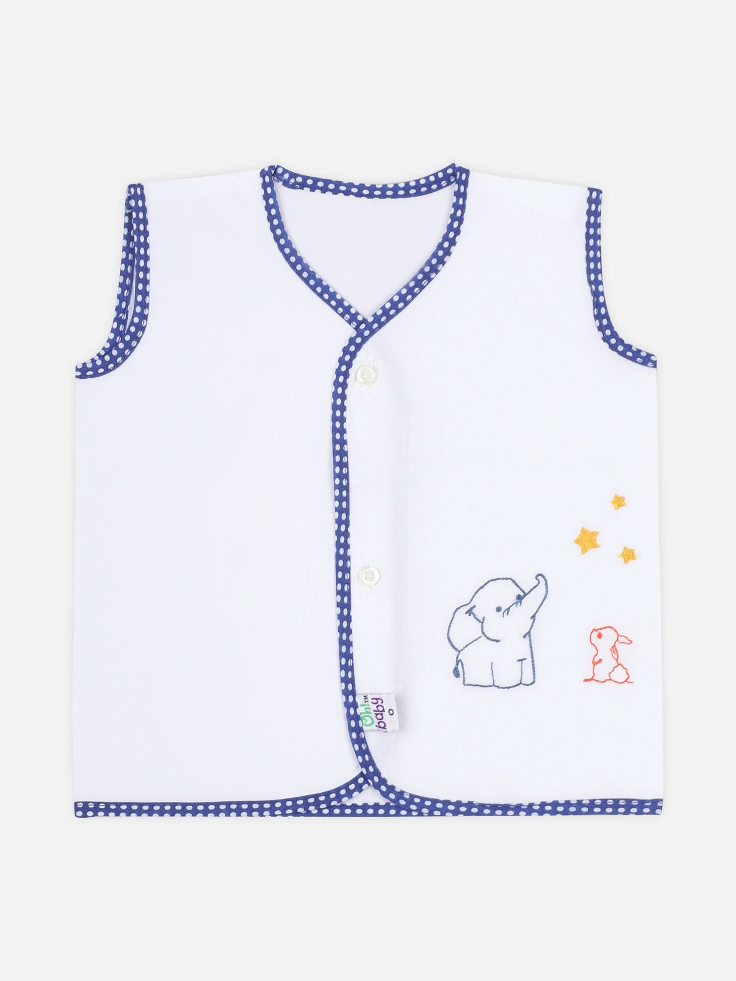 Oh Baby Printed Three Piece-Bip Vest Assorted - Bvna