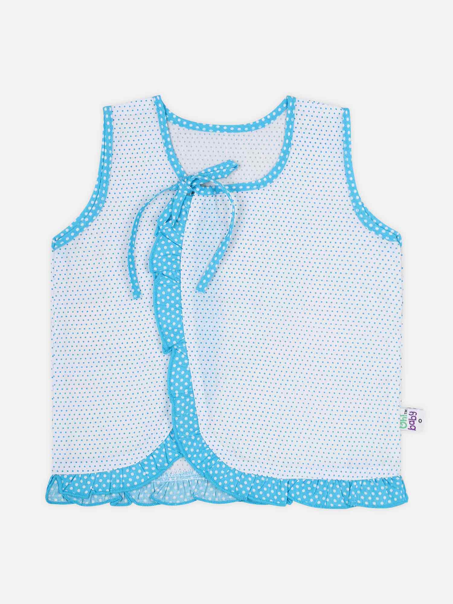 Oh Baby Printed Front Open Knot Assorted - Tv01