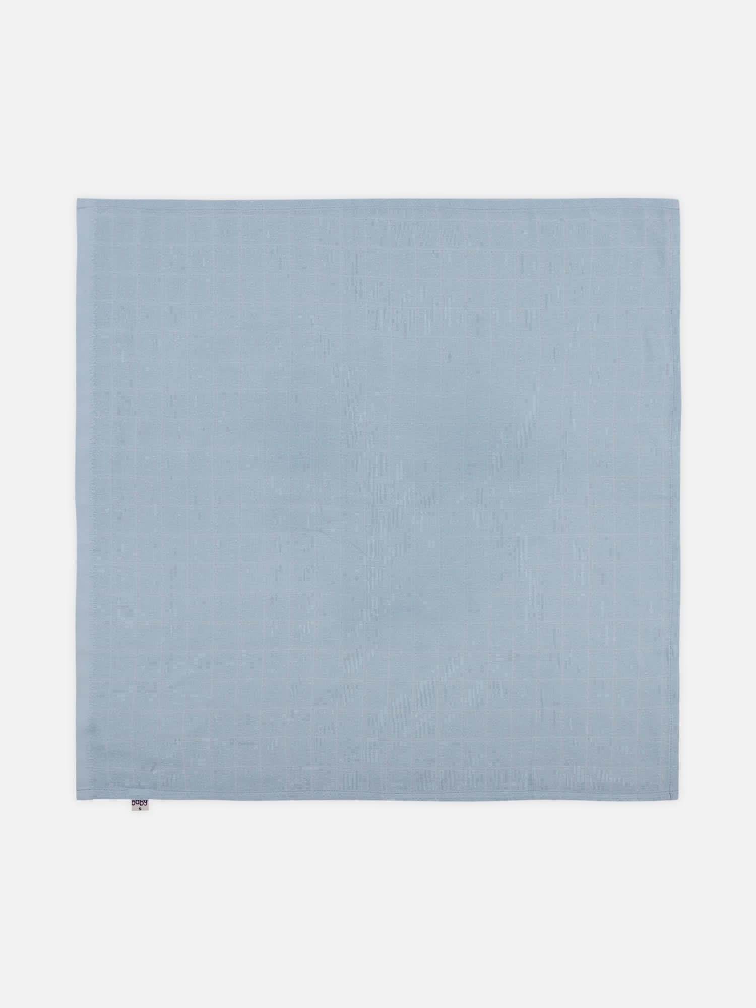 Oh Baby Plain Square Nappies Blue - Sqpl - Naidu Hall Family Store