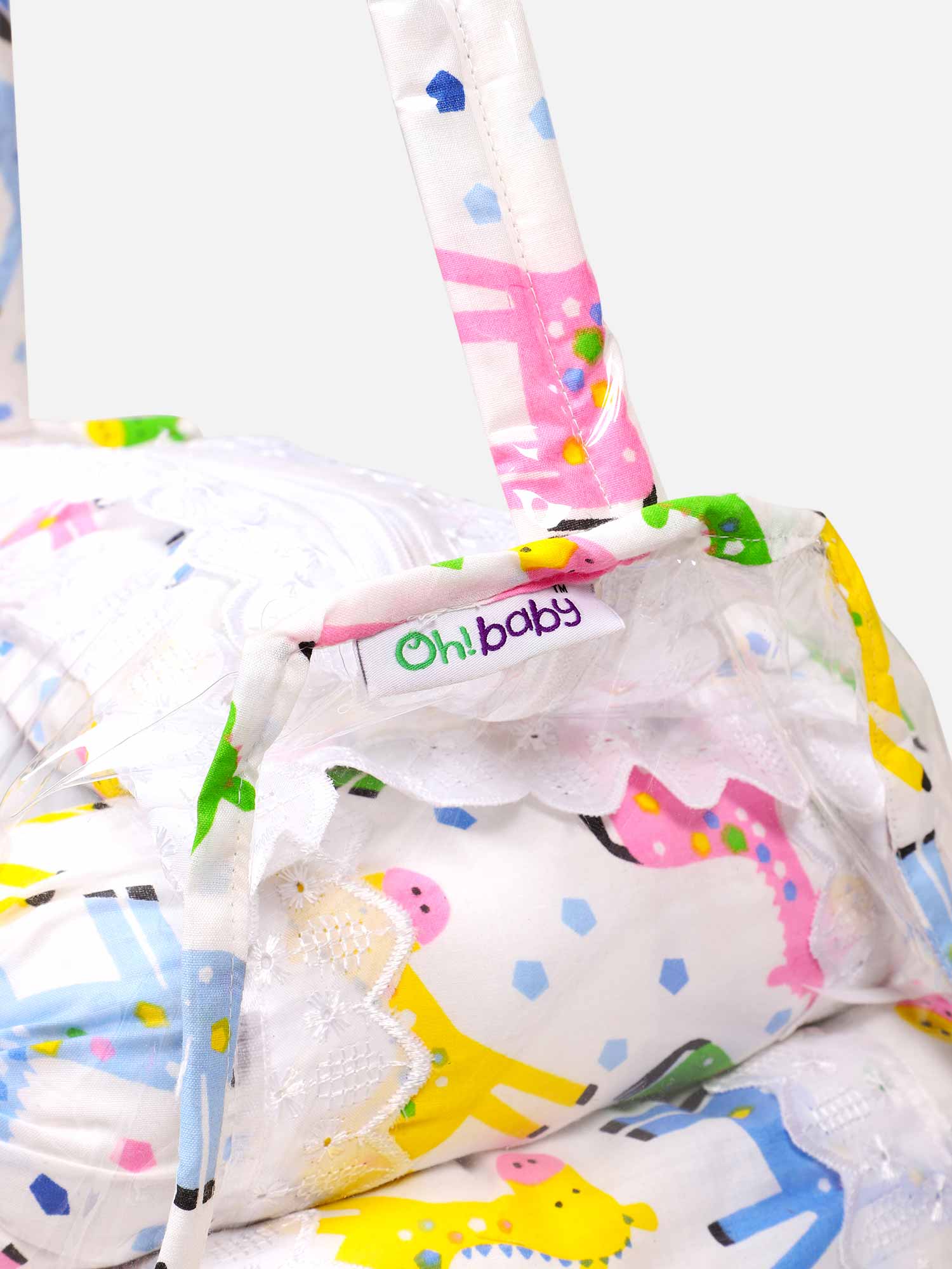 Oh Baby Printed Carry Bed Assorted - Wspp
