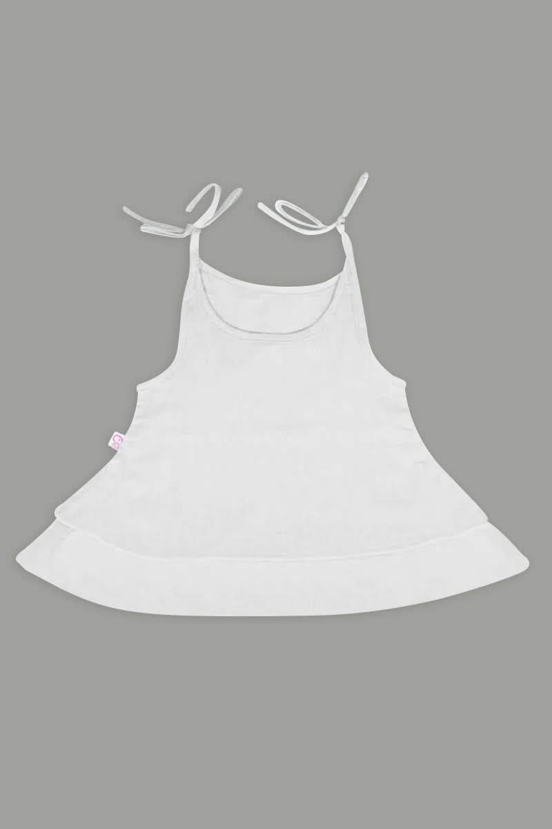 Oh Baby 100% Cotton Shoulder Knot Sleeveless Frock - FR03 - Naidu Hall Family Store