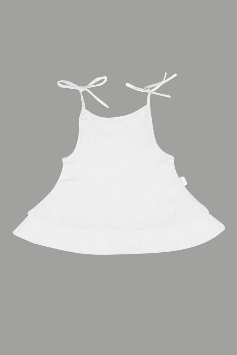 Oh Baby 100% Cotton Shoulder Knot Sleeveless Frock - FR03 - Naidu Hall Family Store