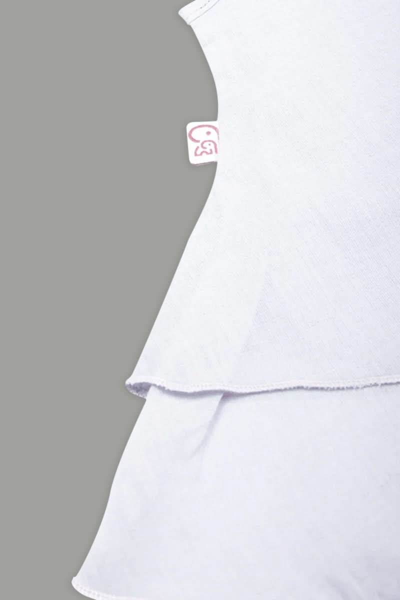 Oh Baby 100% Cotton Shoulder Knot Sleeveless Frock - FR03 - Naidu Hall Family Store