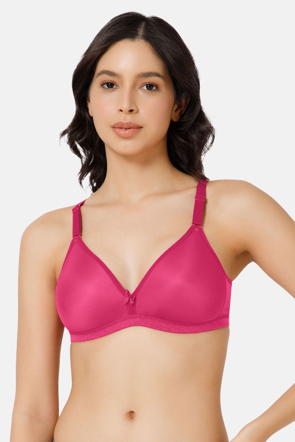Nova Everyday Padded T-Shirt Bra in Fuchsia Color Offering Vibrant Style and Comfort