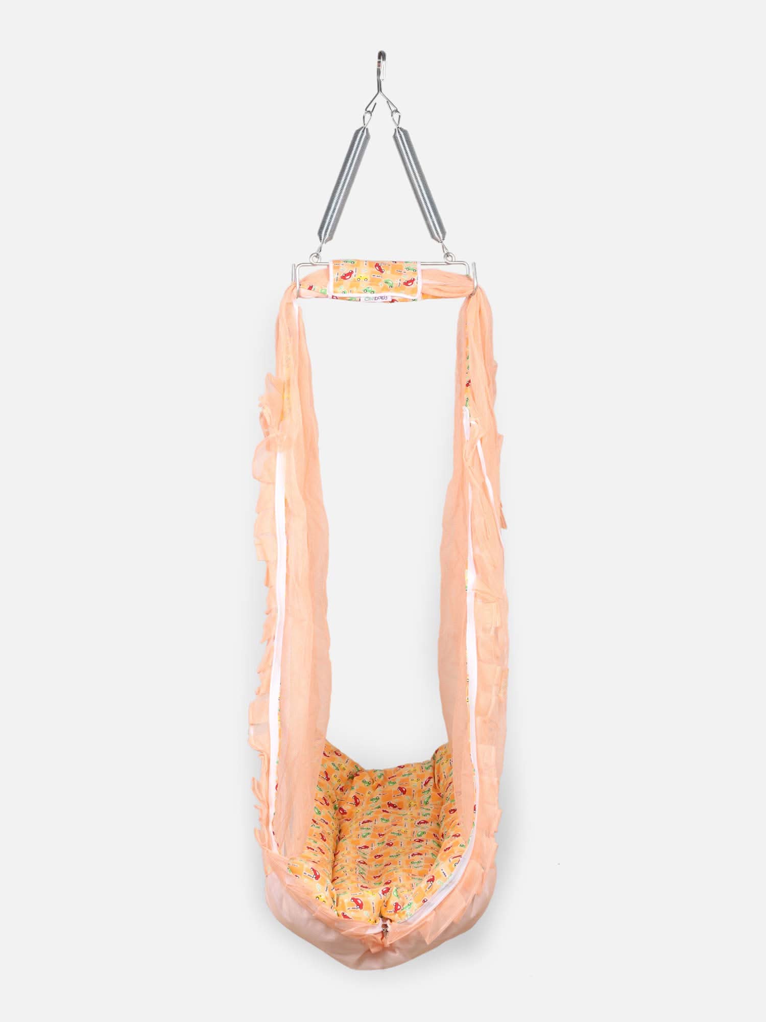 Oh Baby Printed Thuli Bed Orange - Bepr