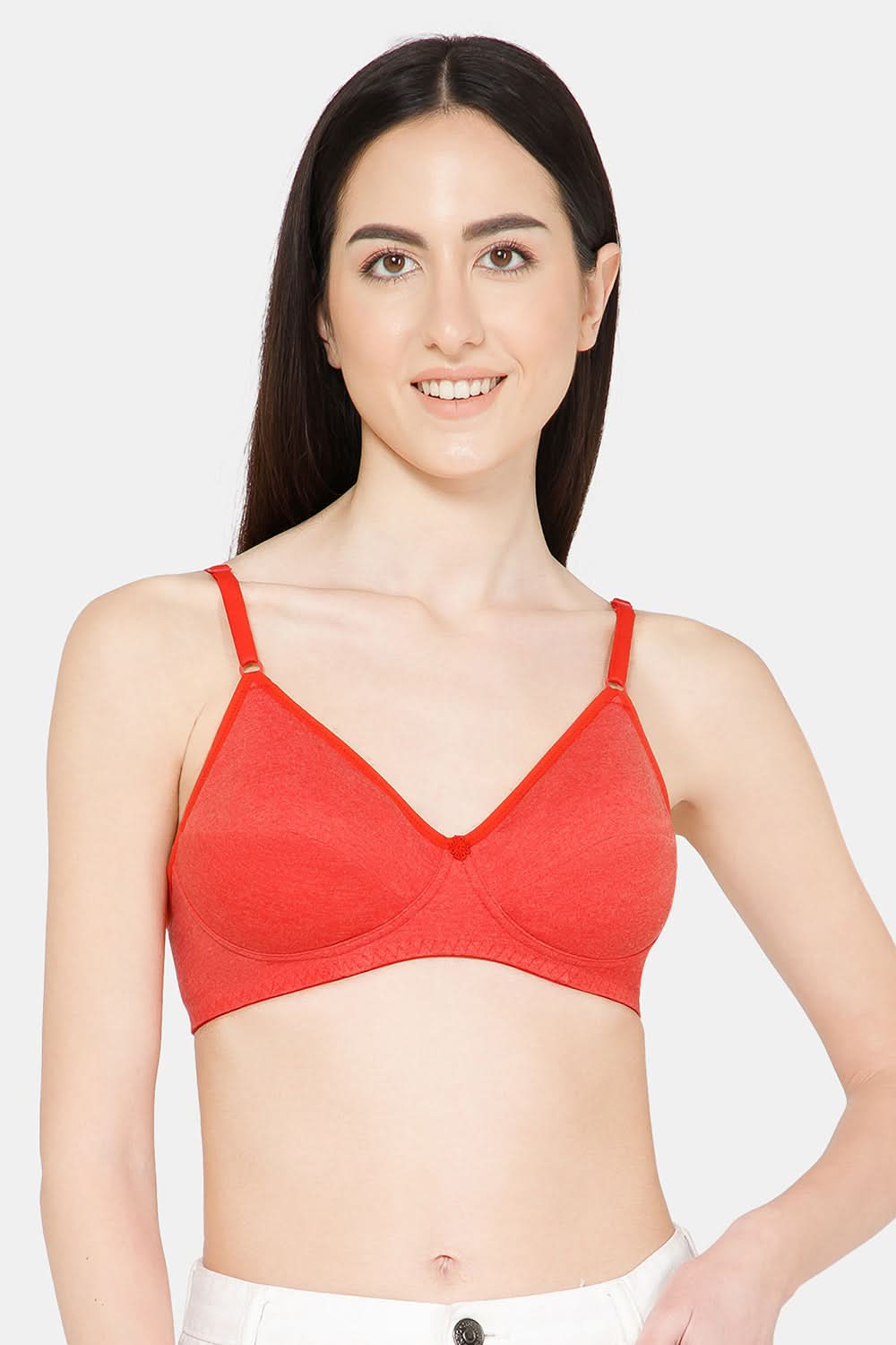 Light Red Colour Everyday Saree and Salwar Bra – Glori by INaidu Hall, Non-Wired, Non-Padded, Comfortable Fit for Daily Use