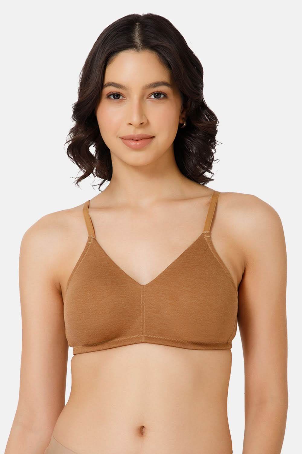 Nora Non-Wired Seamless Everyday T-Shirt Bra with Double-Layered Support - Naidu Hall Family Store