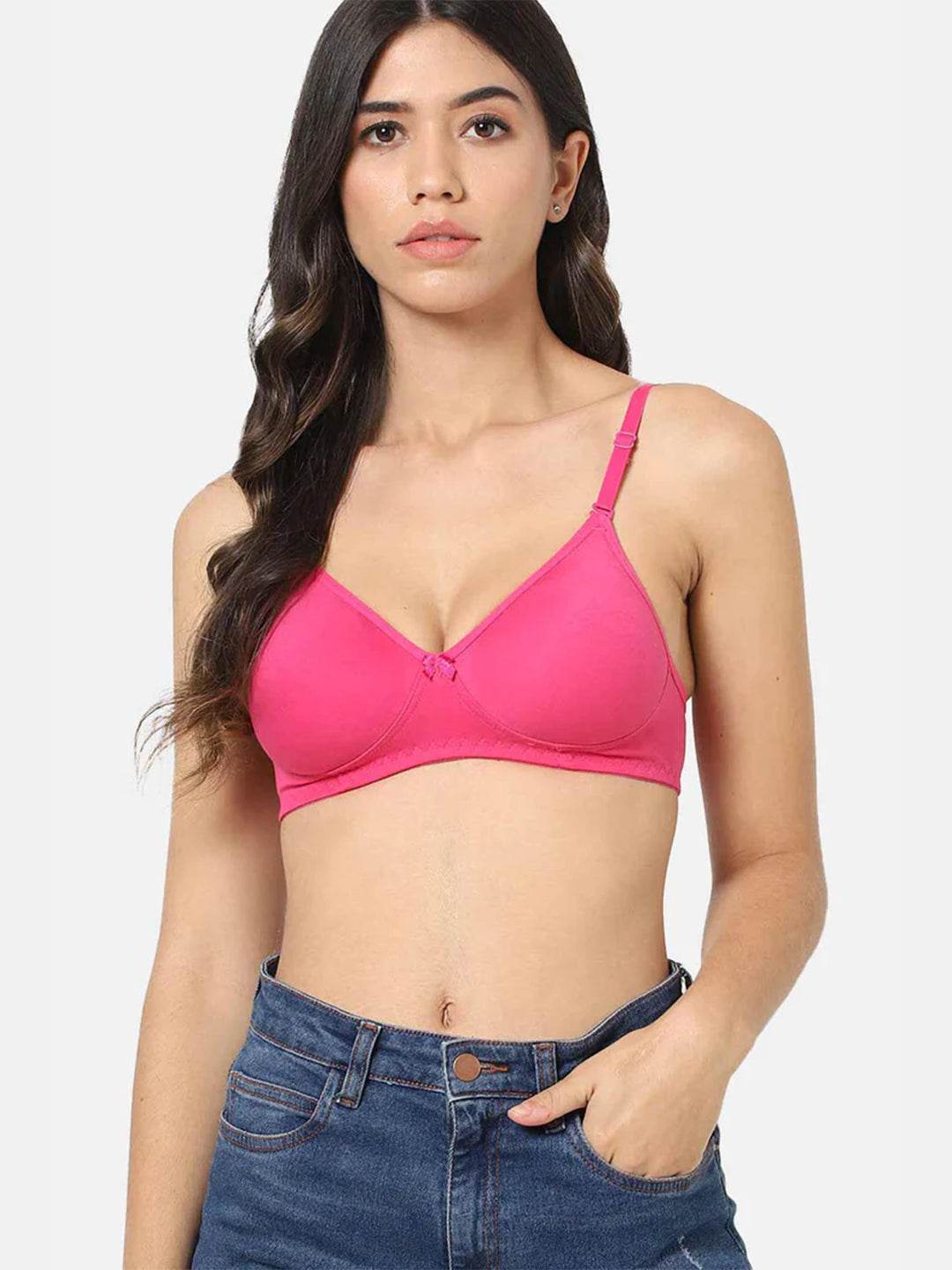 Fashionable Non-Wired Non-Padded Back Closure Intimacy Everyday T-Shirt Bra - Other Shades - ES06 - Naidu Hall Family Store