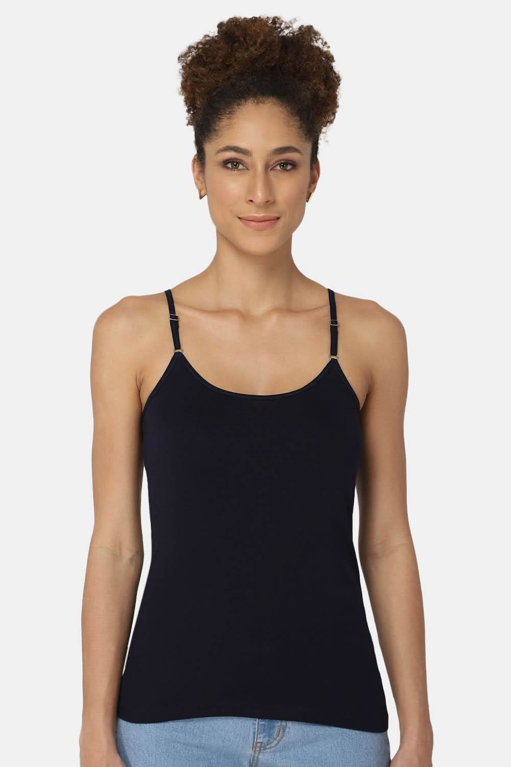 Intimacy Full Coverage Cotton Slip Camisole – IN08 | Non-Padded & Wire-Free Comfort Design - Naidu Hall Family Store