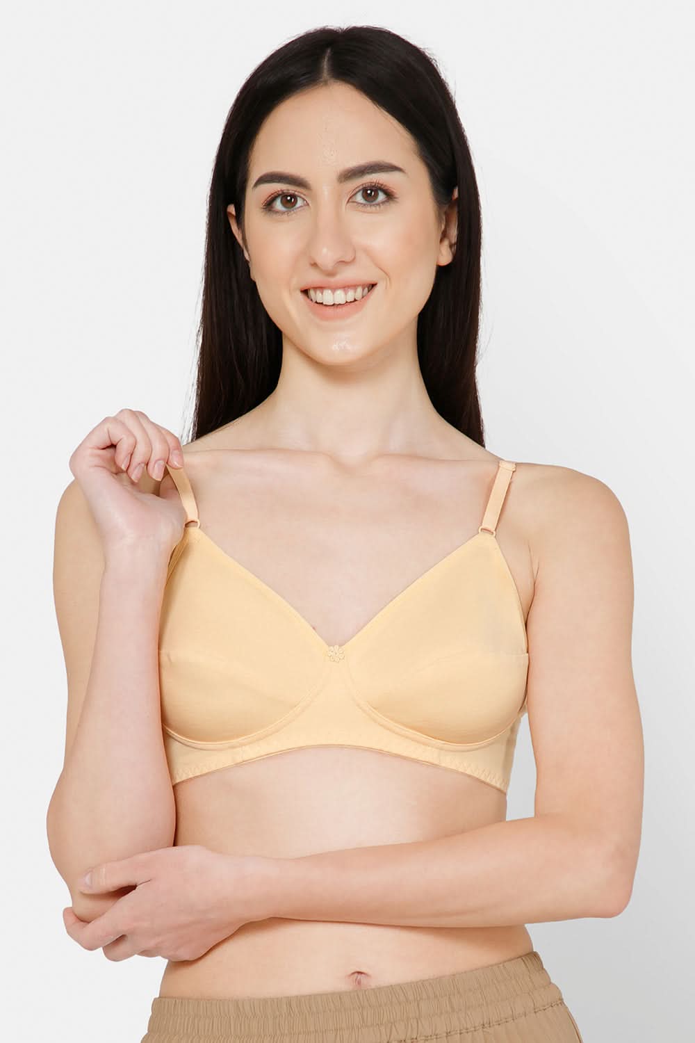 Skin Colour Everyday Saree and Salwar Bra – Glori by INaidu Hall, Non-Wired, Non-Padded, Comfortable Fit for Daily Use