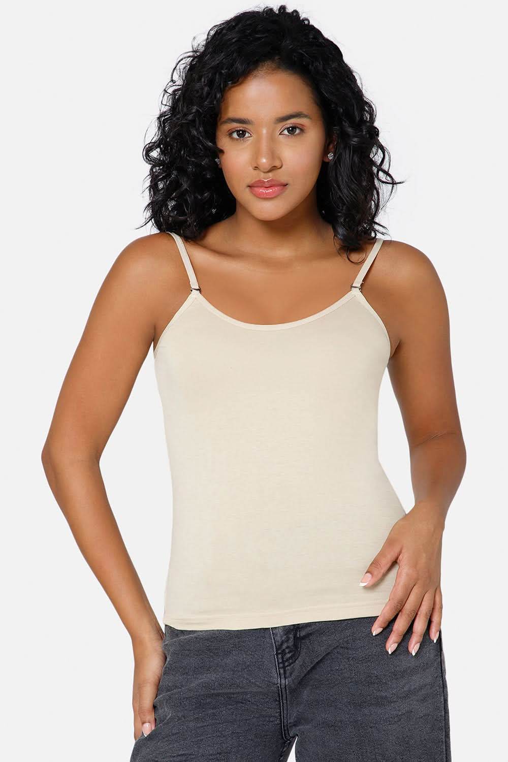 Intimacy Full Coverage Cotton Slip Camisole – IN15 | Non-Wired, Non-Padded & Ultra-Comfortable - Naidu Hall Family Store