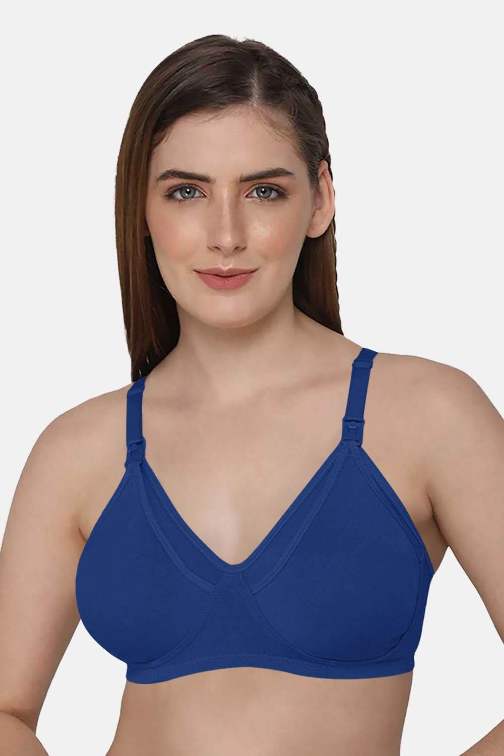 Moisture absorbent Cotton Blend Medium Coverage Non-Padded Intimacy Nursing Bra Other Shades- FB909 - Naidu Hall Family Store