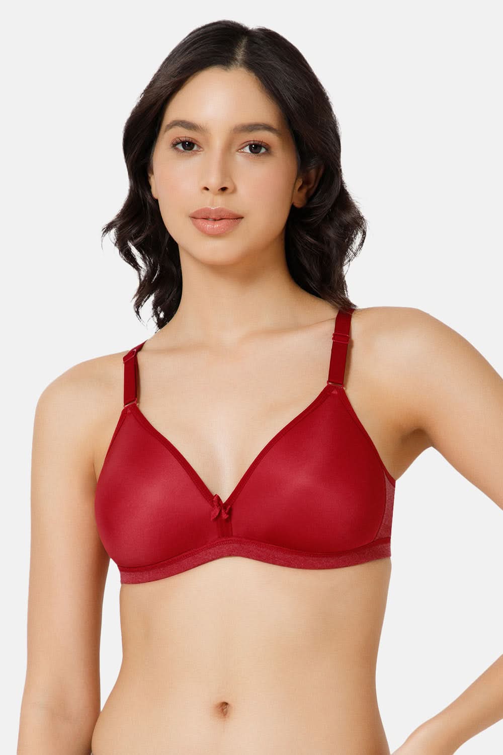 Nova Everyday Padded T-Shirt Bra in Red Color for a Bold and Comfortable Look