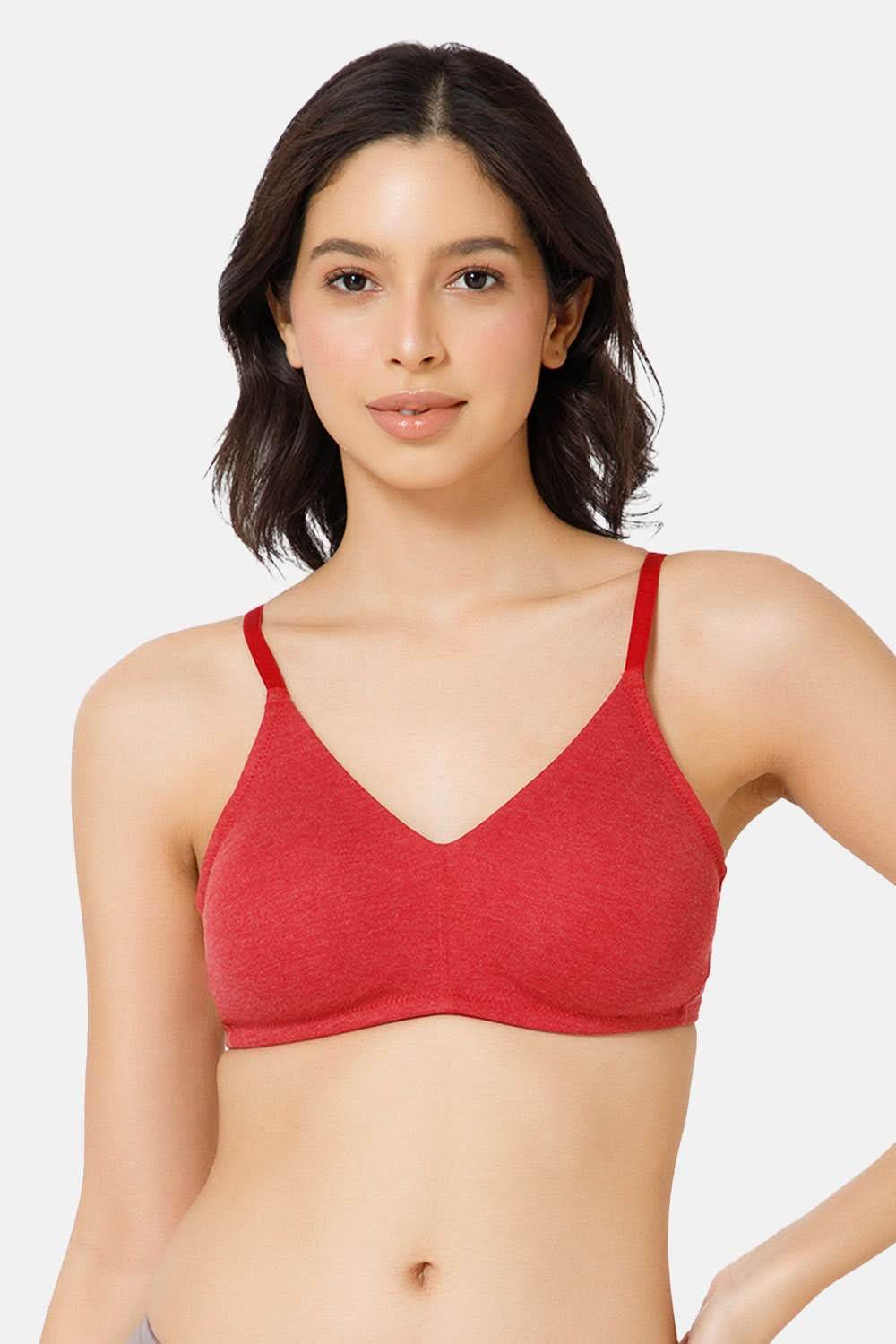 Nora Non-Wired Seamless Everyday T-Shirt Bra with Double-Layered Support - Naidu Hall Family Store
