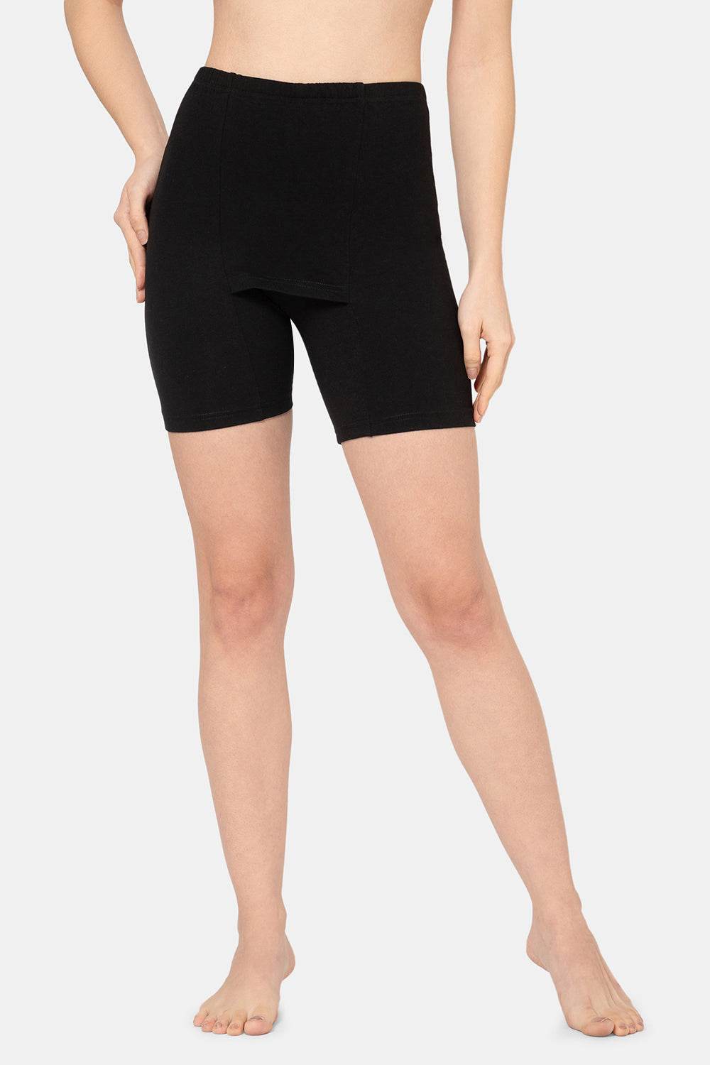 Intimacy Cotton Stretch Double Layer Shorts Mid Waist Sweat Absorbent Comfort Fit - DL01 - Naidu Hall Family Store