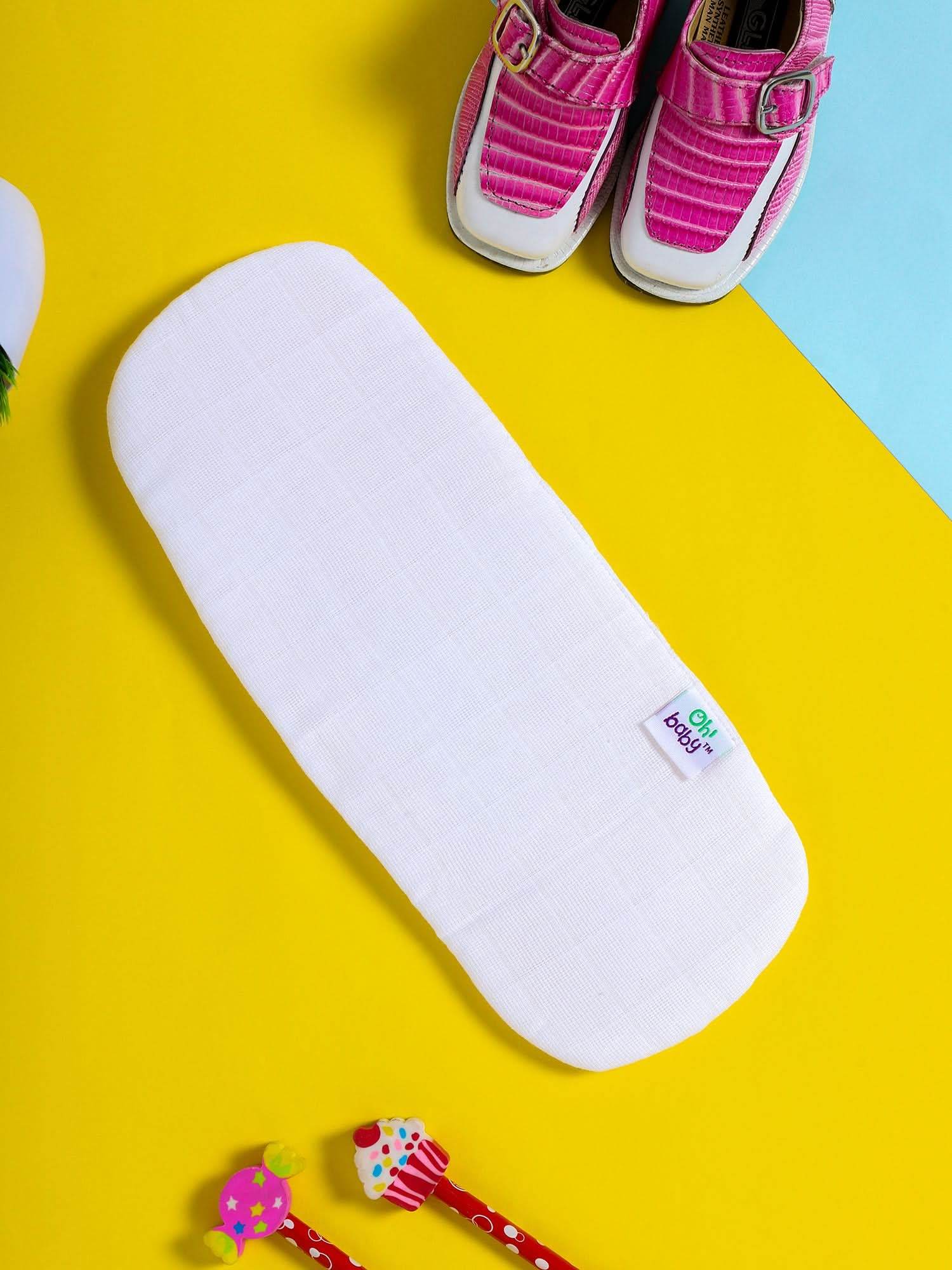 Oh Baby - 3 Piece Reusable and Quick Dry Diaper Pads - L3PP - Cotton - Naidu Hall Family Store