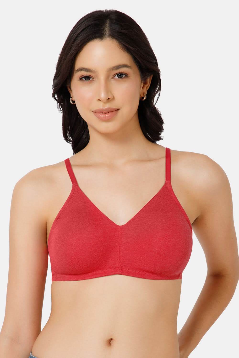 Nora Non-Wired Seamless Everyday T-Shirt Bra with Double-Layered Support - Naidu Hall Family Store