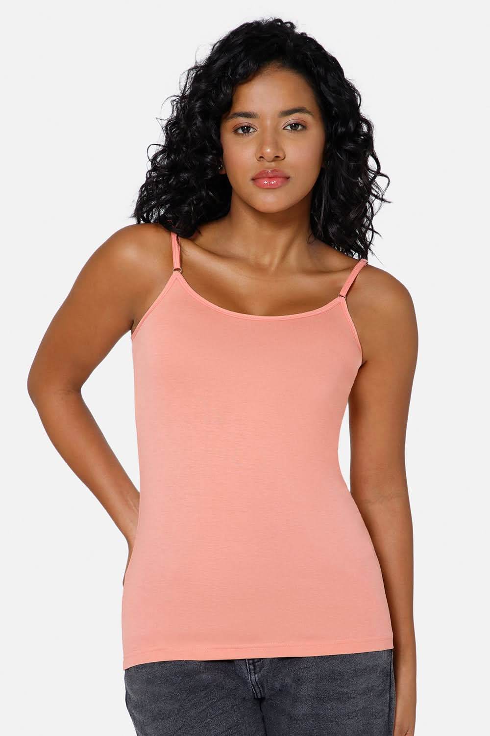Intimacy Full Coverage Cotton Slip Camisole – IN08 | Non-Padded & Wire-Free Comfort Design - Naidu Hall Family Store