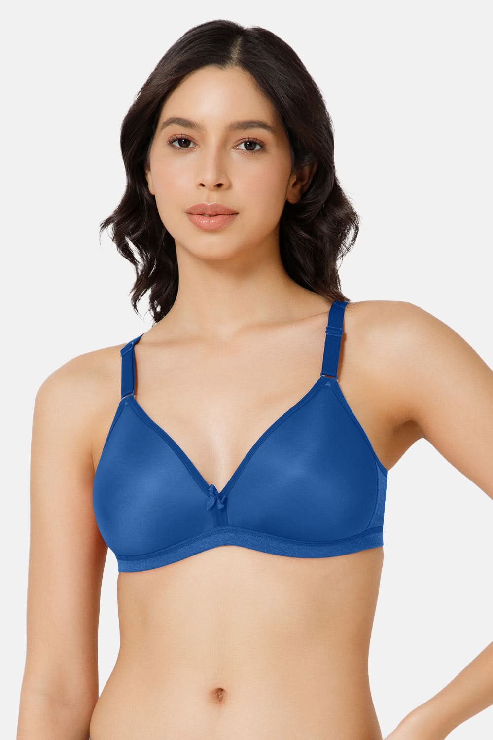 Nova Everyday Padded T-Shirt Bra in Blue Color Combining Comfort and Elegance