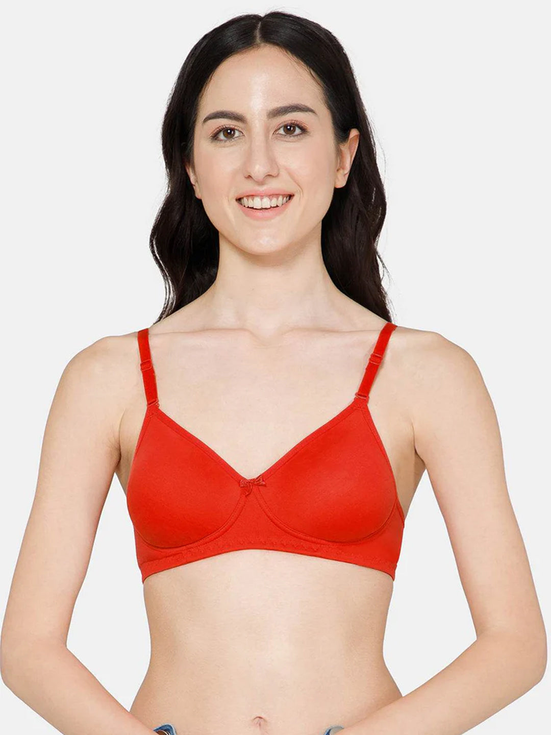 Fashionable Non-Wired Non-Padded Back Closure Intimacy Everyday T-Shirt Bra - Blue Shades - ES06