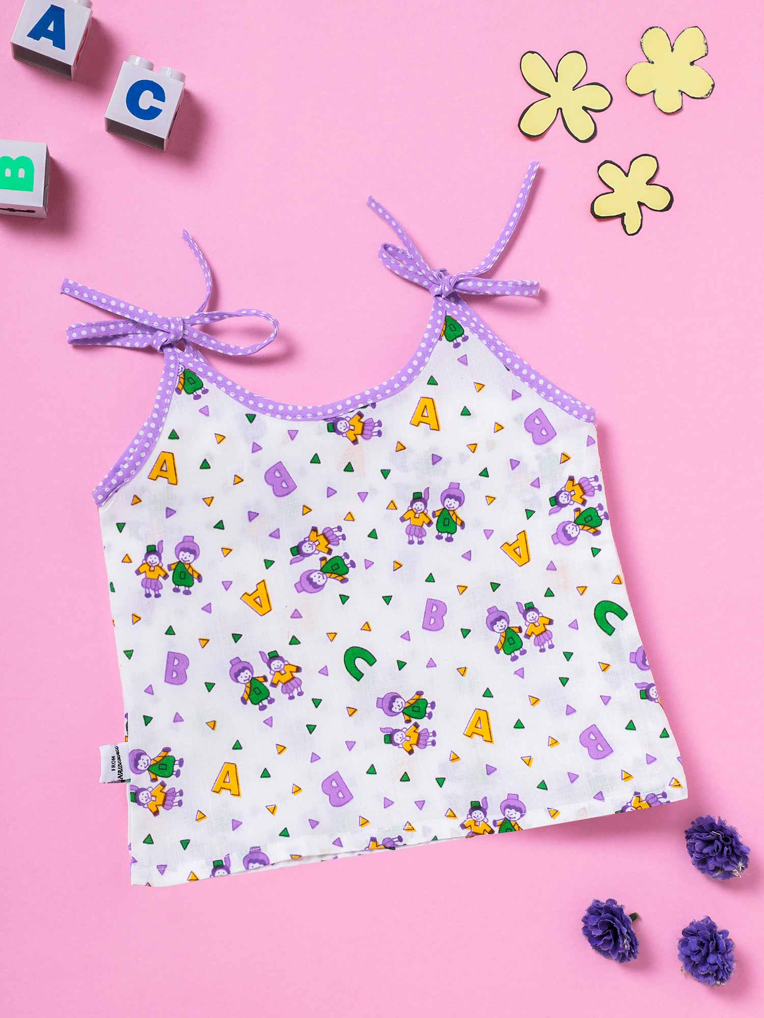 Oh Baby Printed Shoulder Knot Assorted - Tv10