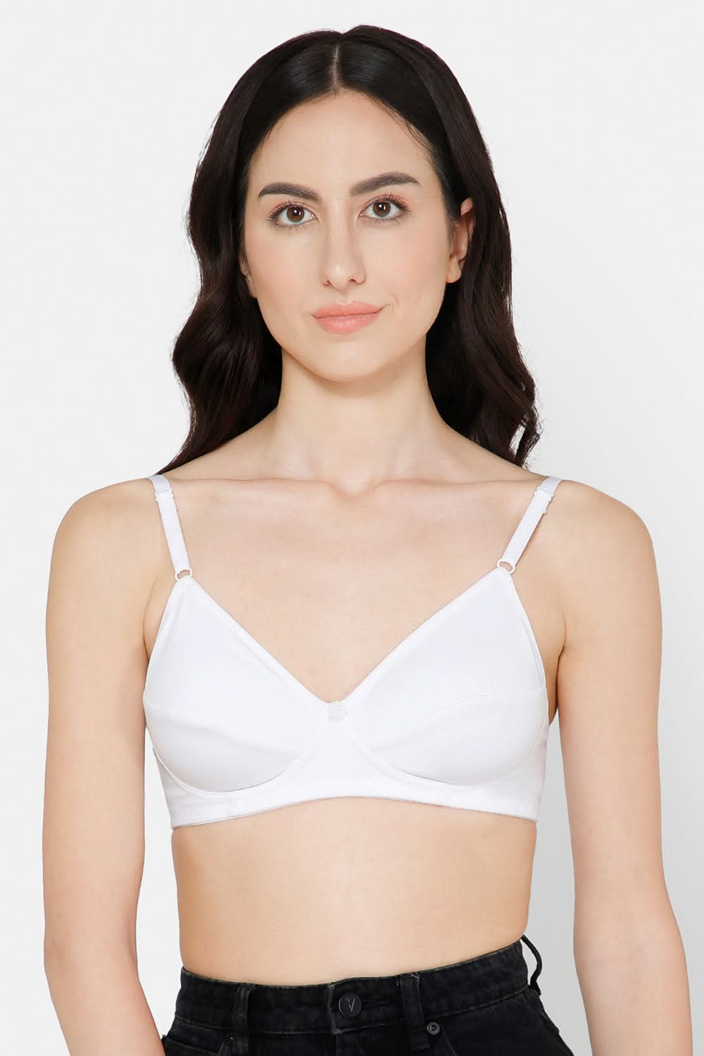 White Colour Everyday Saree and Salwar Bra – Glori by INaidu Hall, Non-Wired, Non-Padded, Comfortable Fit for Daily Use