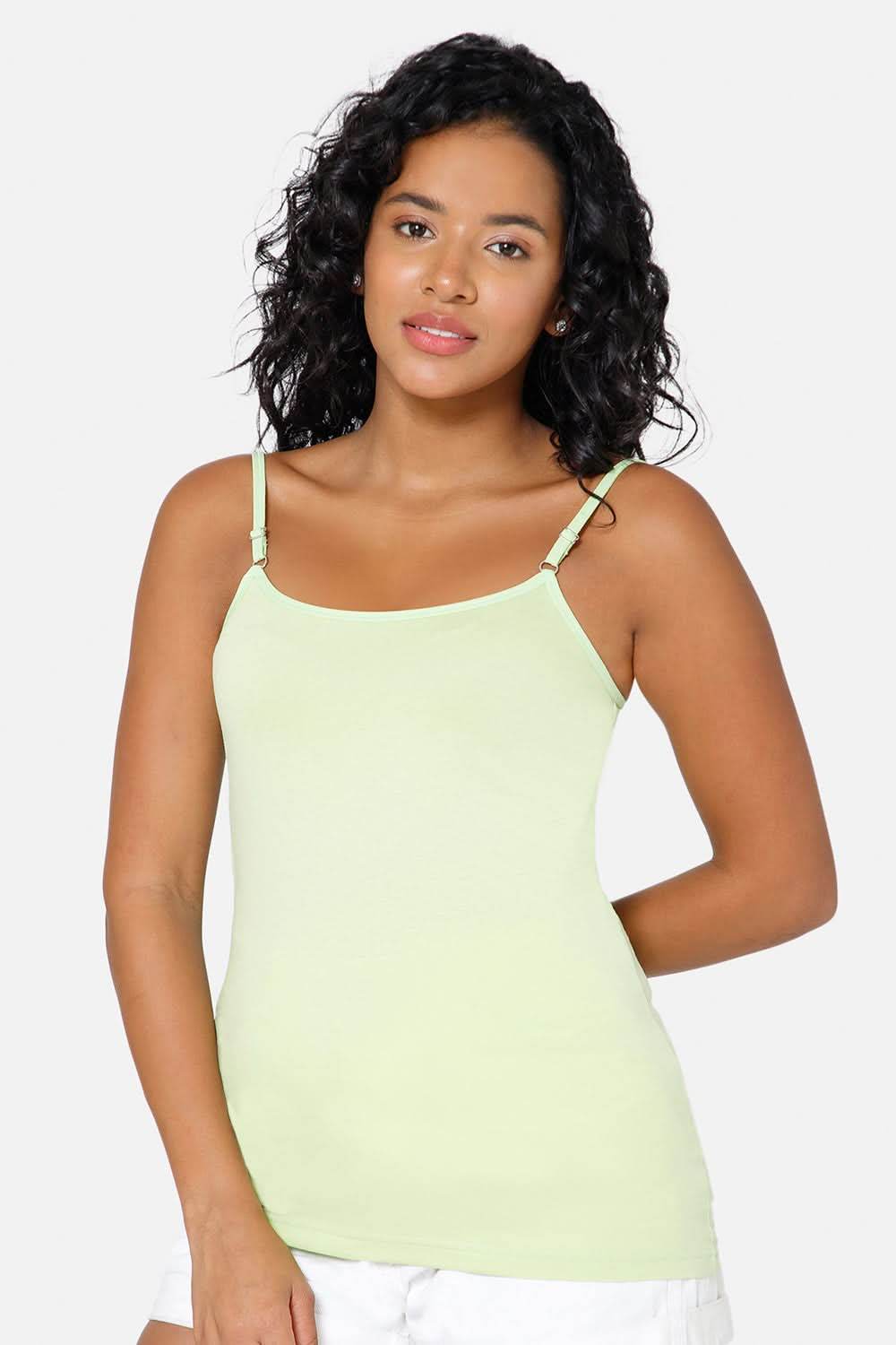Intimacy Full Coverage Cotton Slip Camisole – IN08 | Non-Padded & Wire-Free Comfort Design - Naidu Hall Family Store