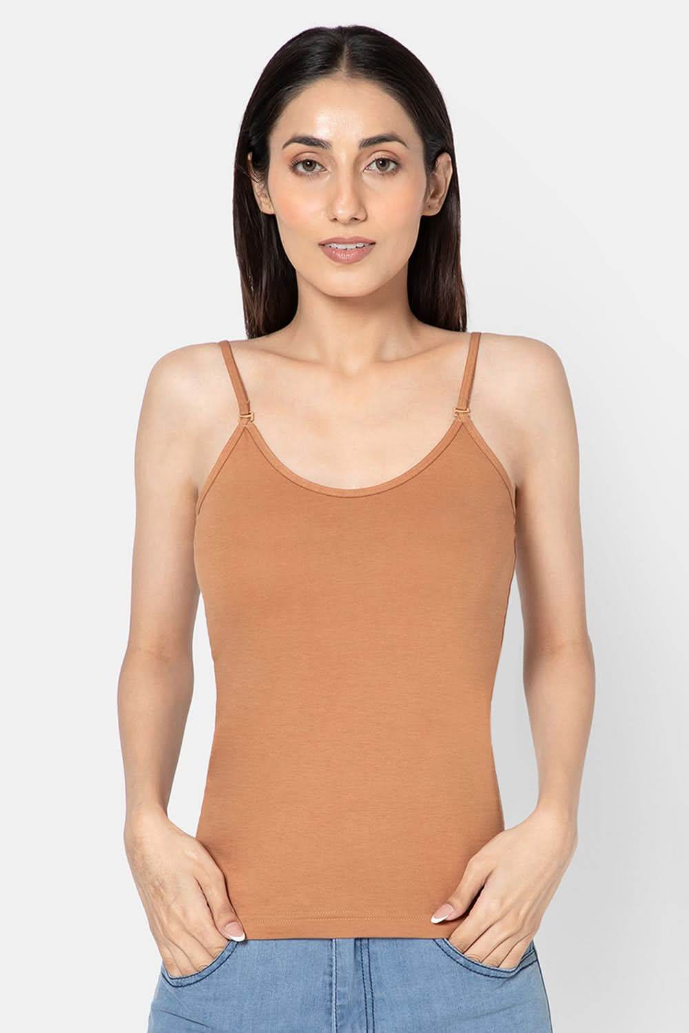 Intimacy Full Coverage Cotton Slip Camisole – IN15 | Non-Wired, Non-Padded & Ultra-Comfortable - Naidu Hall Family Store