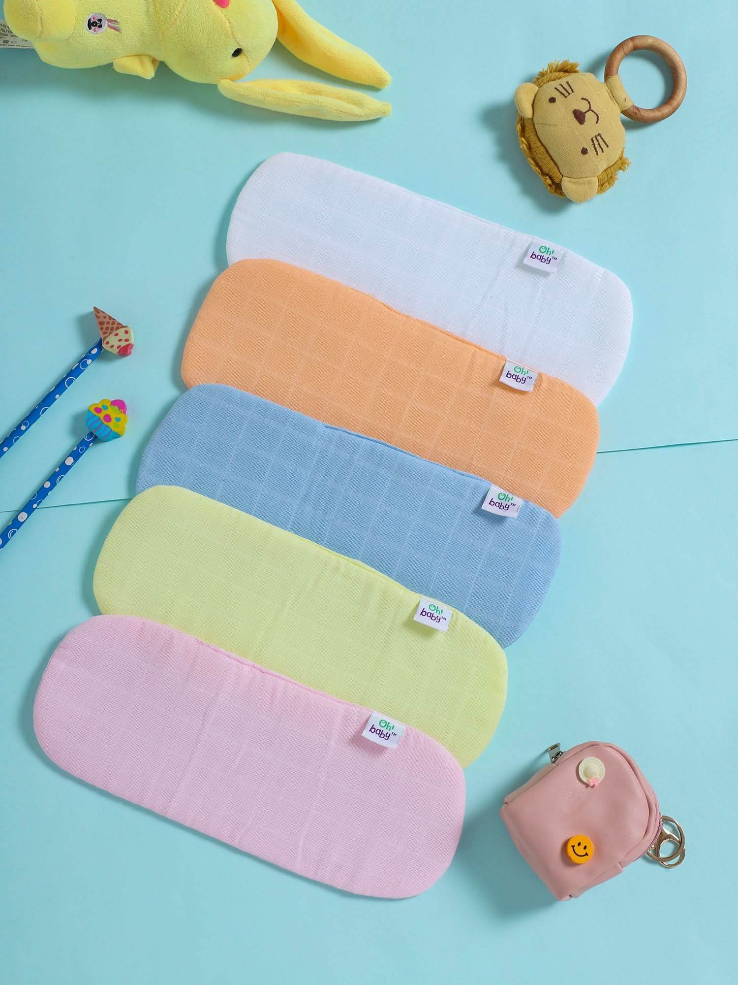 Oh Baby - 3 Piece Reusable and Quick Dry Diaper Pads - L3PP - Cotton - Naidu Hall Family Store