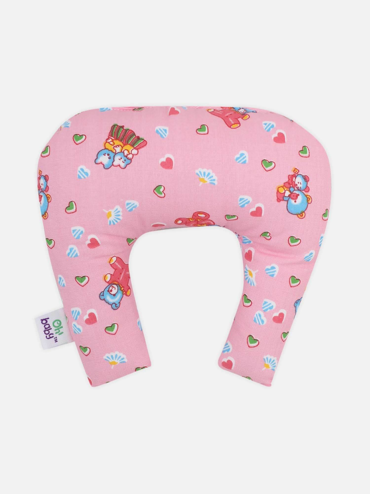 Oh Baby Cotton Printed Floral Neck-Pillow Assorted - Naidu Hall Family Store