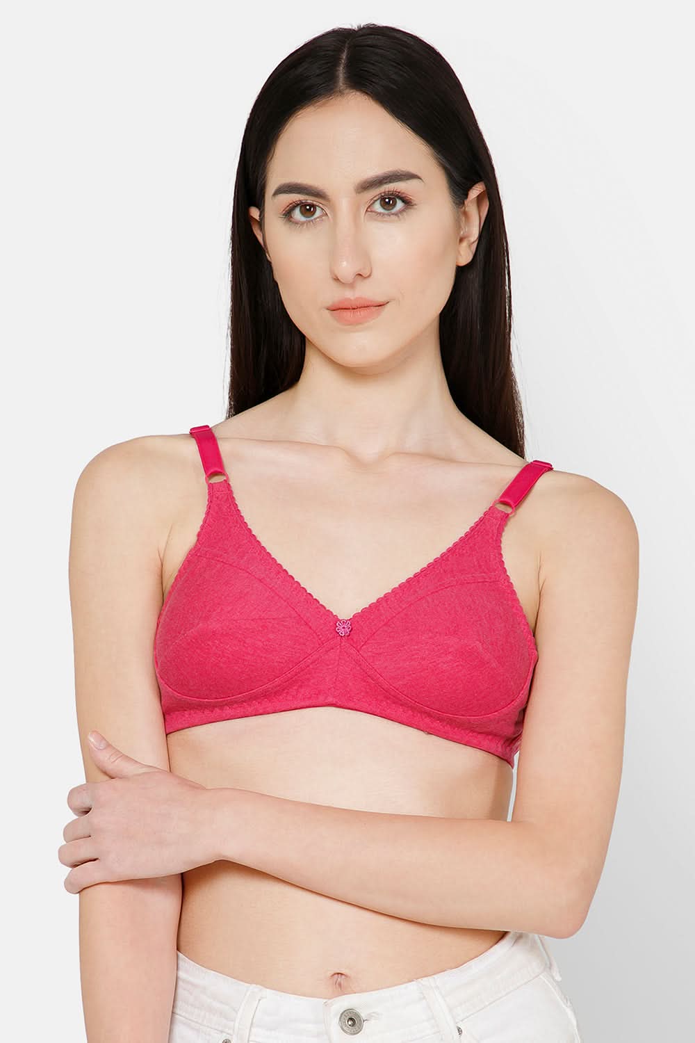 Naidu Hall Charmi Cotton Blend High-Coverage Non-Wired Saree and Salwar Bra with Adjustable Straps