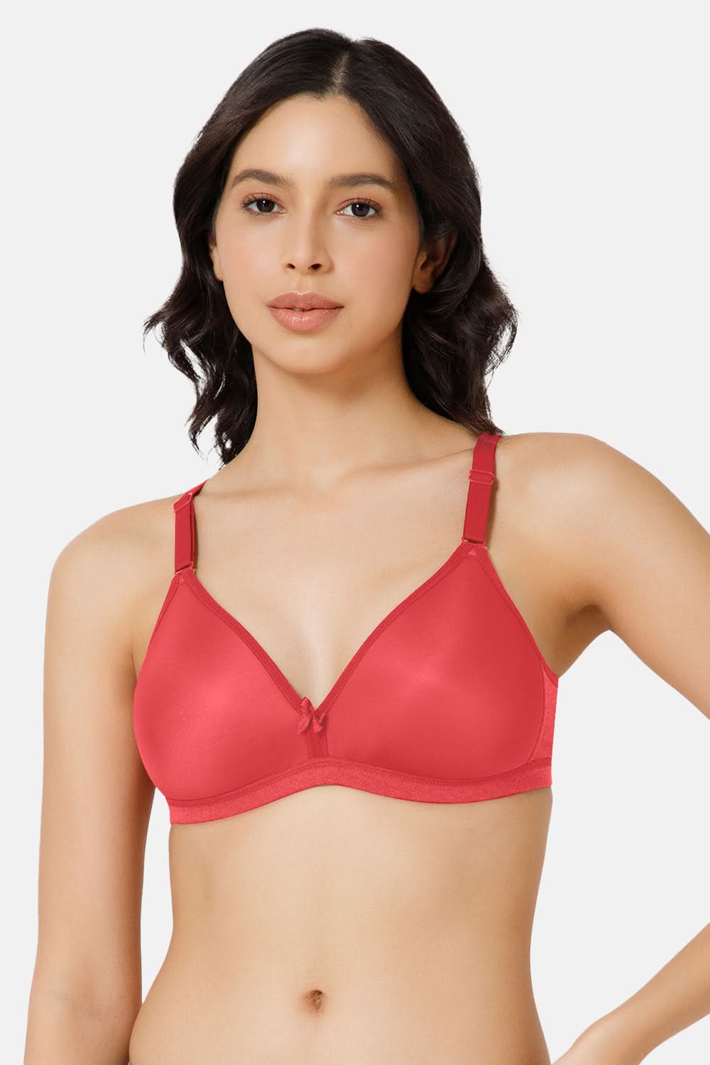 Nova Everyday Padded T-Shirt Bra in Fiery Red Offering Bold Style and Comfort