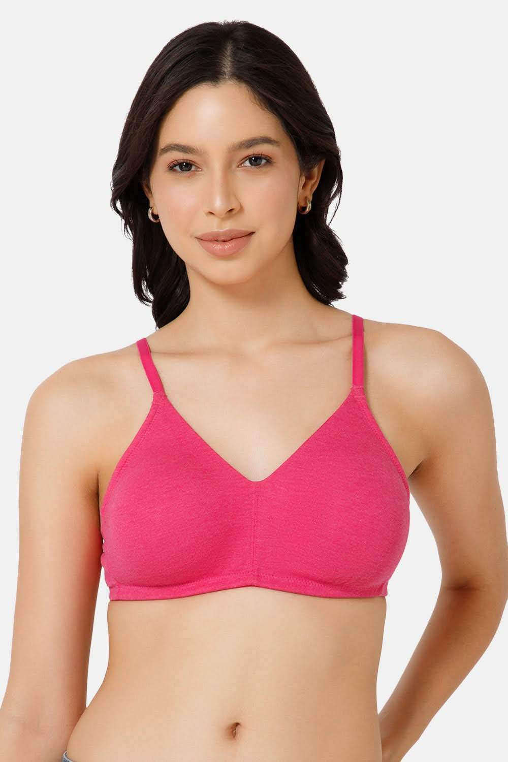 Nora Non-Wired Seamless Everyday T-Shirt Bra with Double-Layered Support - Naidu Hall Family Store
