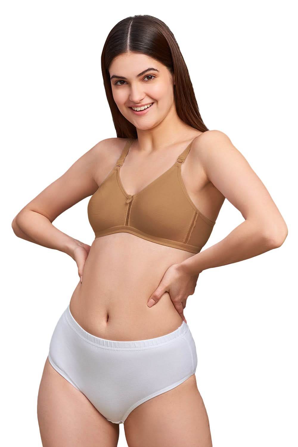 Naidu Hall Beauti Knitwear Bra Combo Pack – Stylish, Comfortable, and Supportive Everyday Bras for Women (C65) - Naidu Hall Family Store