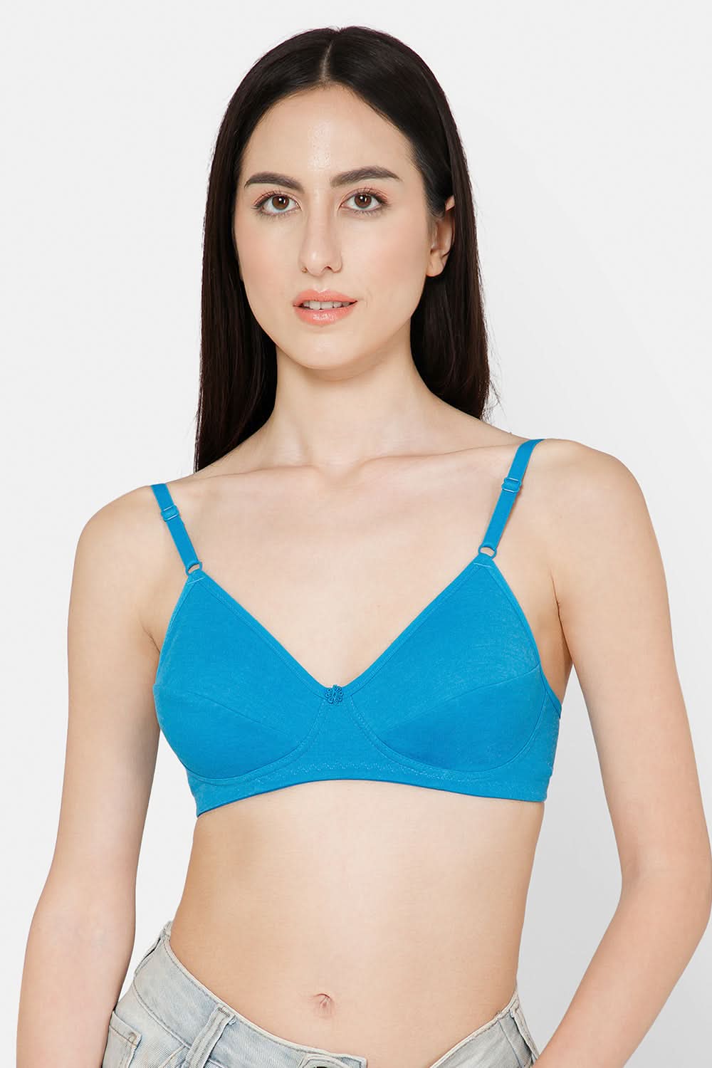Blue Attol Colour Everyday Saree and Salwar Bra – Glori by INaidu Hall, Non-Wired, Non-Padded, Comfortable Fit for Daily Use