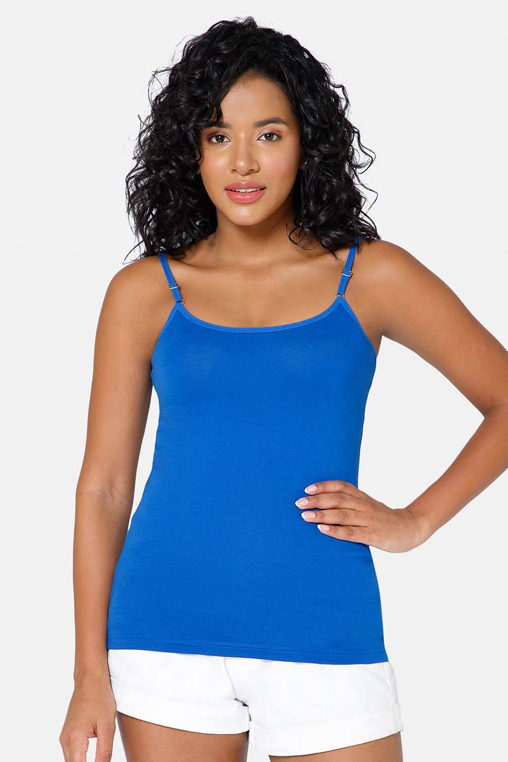 Intimacy Full Coverage Cotton Slip Camisole – IN08 | Non-Padded & Wire-Free Comfort Design - Naidu Hall Family Store