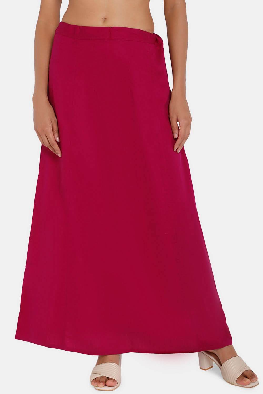 Premium 100% Cotton Saree Inskirt in Popular Colors | Naidu 7-Part Saree Hall Petticoat HC40 - Naidu Hall Family Store