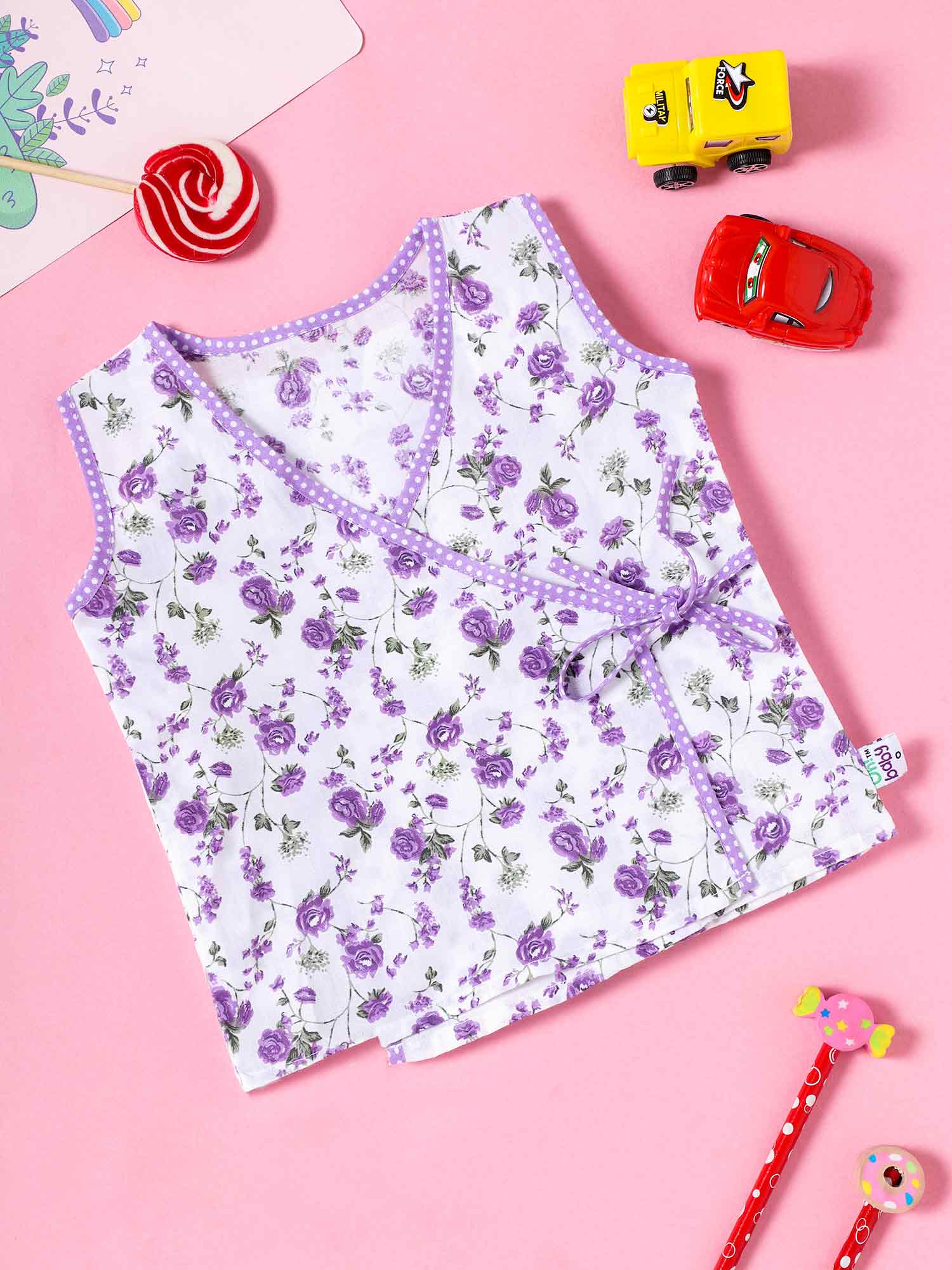 Oh Baby Printed Front Open Knot Assorted - Tv13