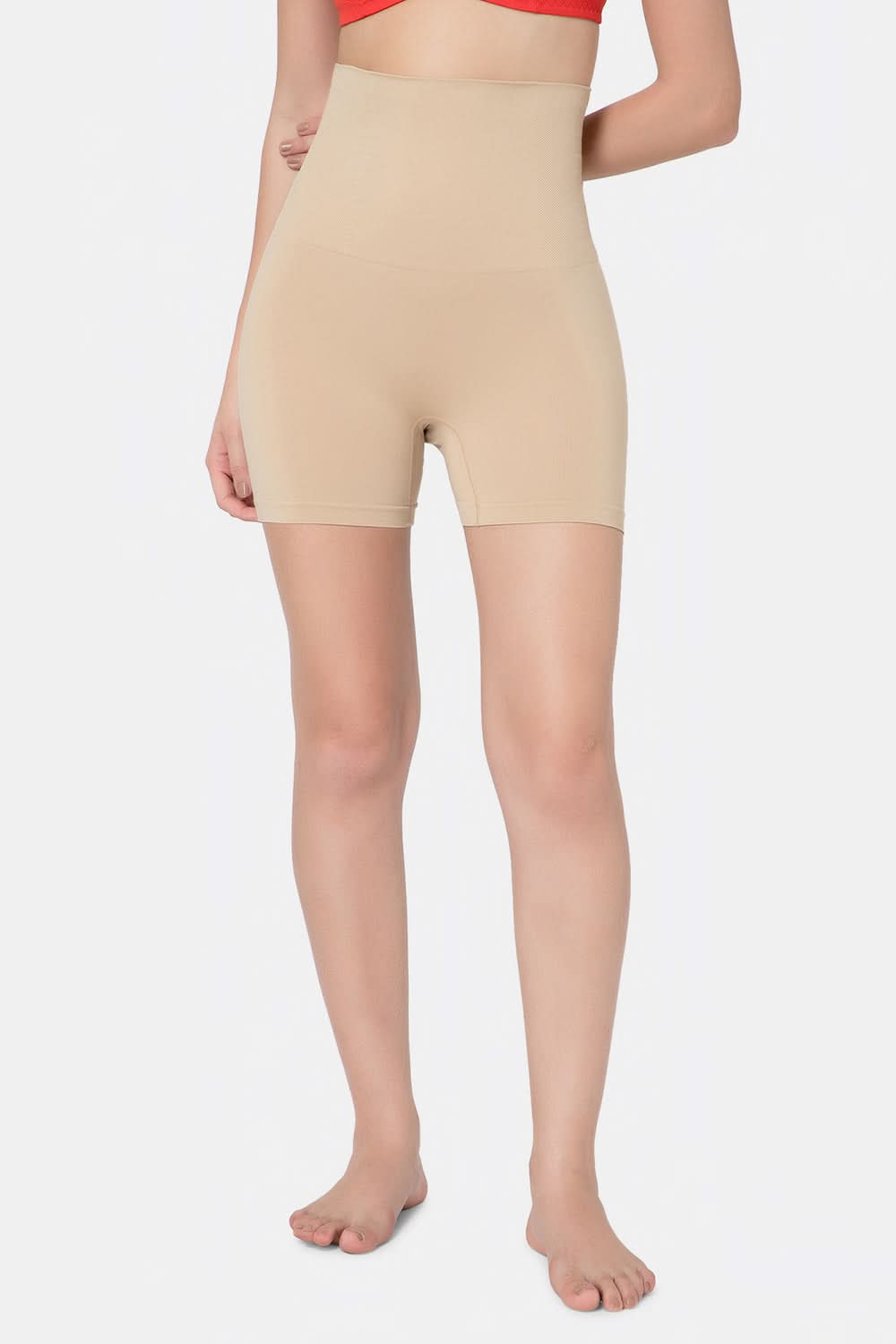 Intimacy Ultra Stretch High Waist Shaping Nylon Skin Shorts | Tummy Control & All-Day Comfort | ZH01