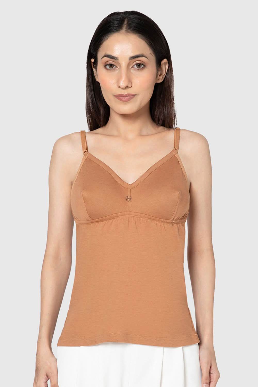 Intimacy Full Coverage Adjustable Cotton Bra Slip – IN11 | Non-Padded & Sweat-Absorbent Design - Naidu Hall Family Store