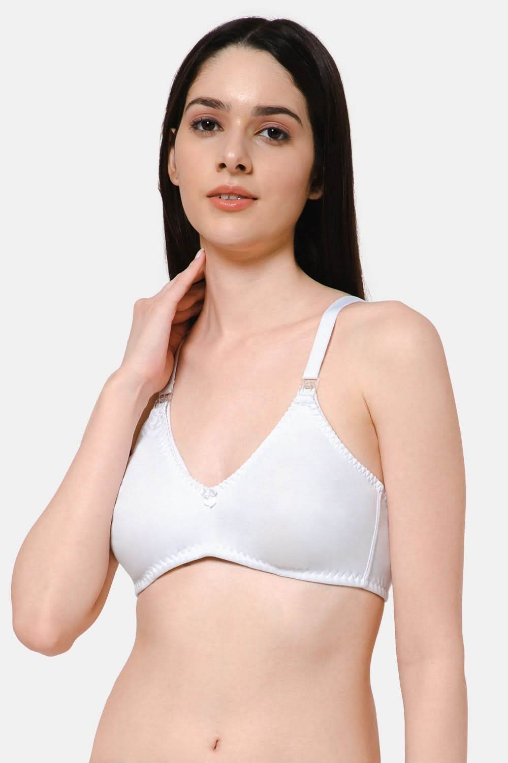 Moisture absorbent Cotton Blend Medium Coverage Non-Padded Intimacy Nursing Bra - FB909 - Naidu Hall Family Store