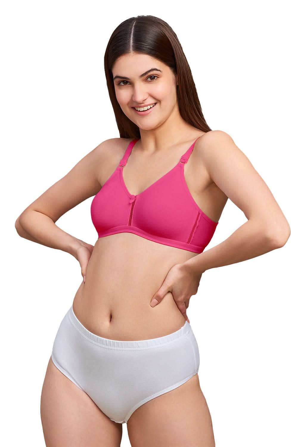 Naidu Hall Beauti Knitwear Bra Combo Pack – Stylish, Comfortable, and Supportive Everyday Bras for Women (C65) - Naidu Hall Family Store